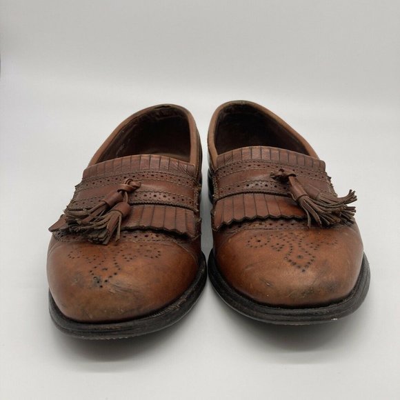 Allen Edmonds Bridgeton Mens Slip On Tassel Shoes - Picture 8 of 9